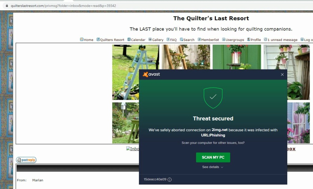 (ONLY TOPIC) Many of your images are setting off Avast phishing Threat10