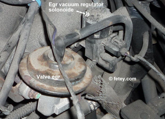 Ford egr vacuum  regulator solonoide démonté Egr_da10