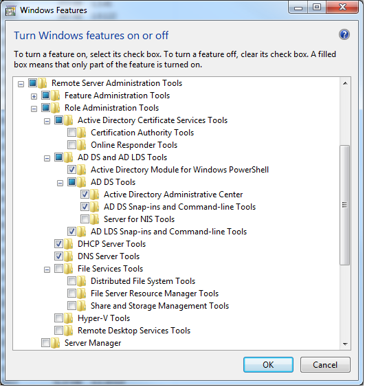 Active Directory Feature on a workstation Admin_11