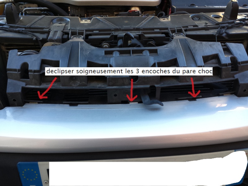 [Tuto] Changement ampoules (leds) avec démontage parechoc