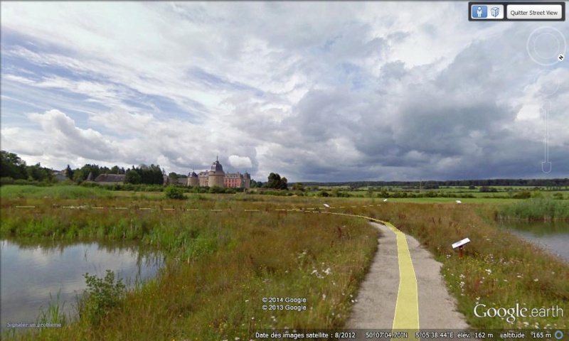 STREET VIEW : les parcs de grands châteaux de Belgique désormais disponibles ! Lavaux13