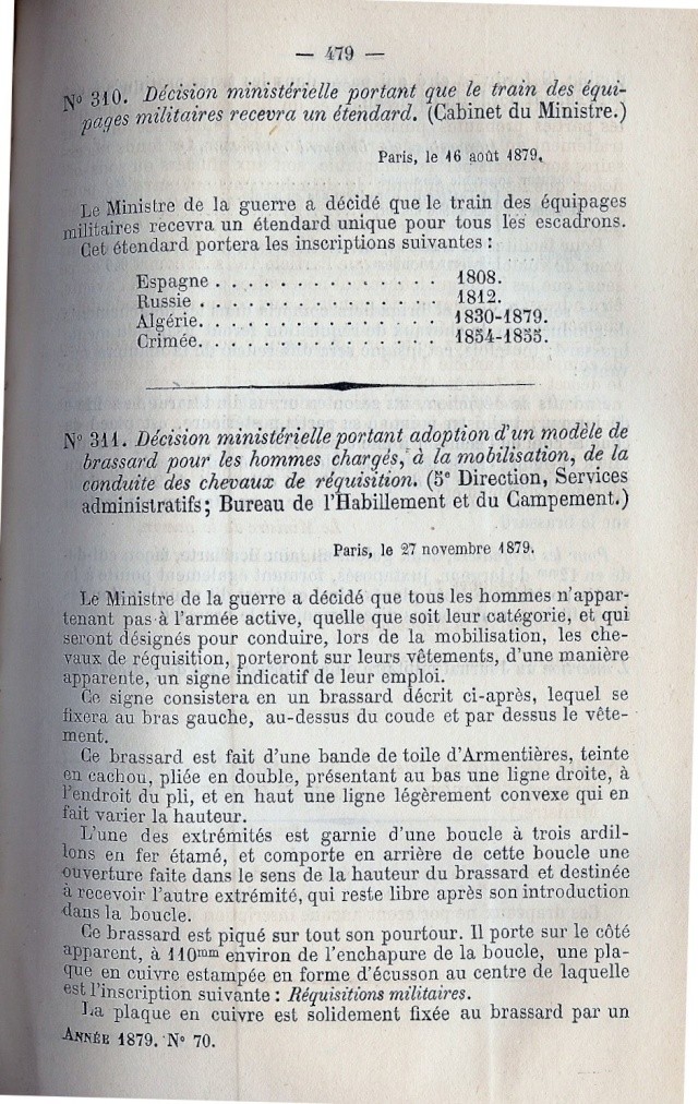 Le brassard des réquisitions militaires 4716