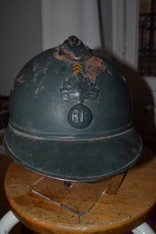 Photothèque : le casque Adrian d'infanterie - cavalerie  661