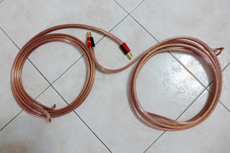 Van Damme UP-LCOFC Speaker Cable 2.5meter (Used) SOLD Vandam10