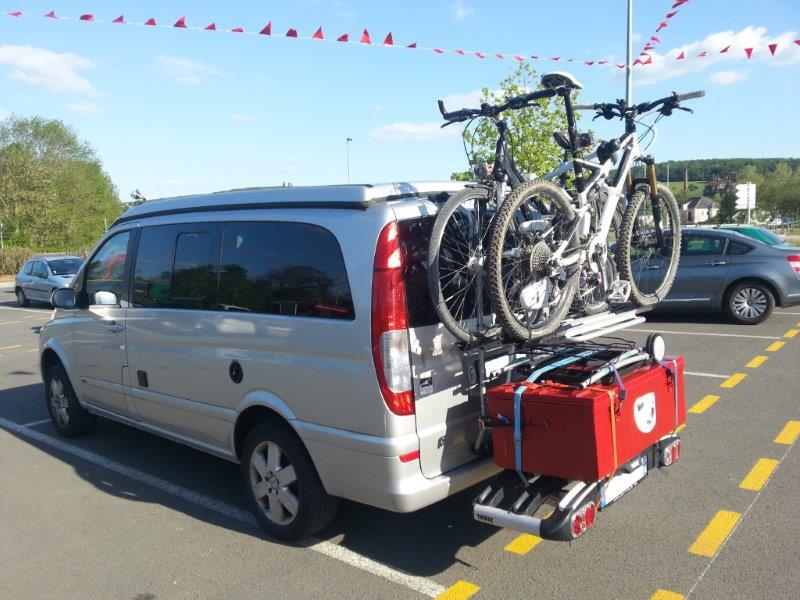 porte velo transformer en coffre