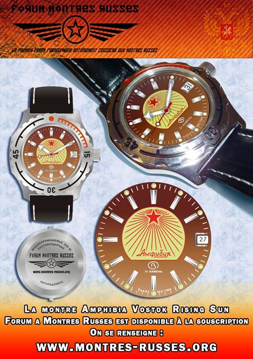 Vostok Amphibia Rising sun  First Watch Forum Montres Russes  15573810