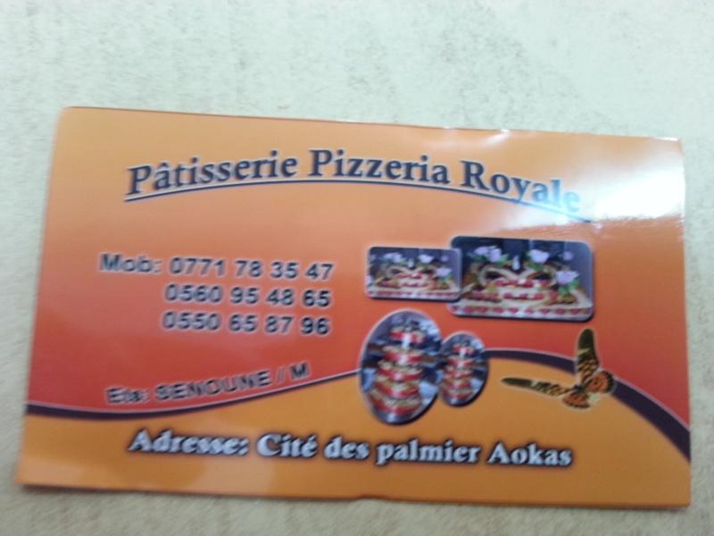 Pâtisserie Pizzeria Royale- Senoune- Aokas  20140217