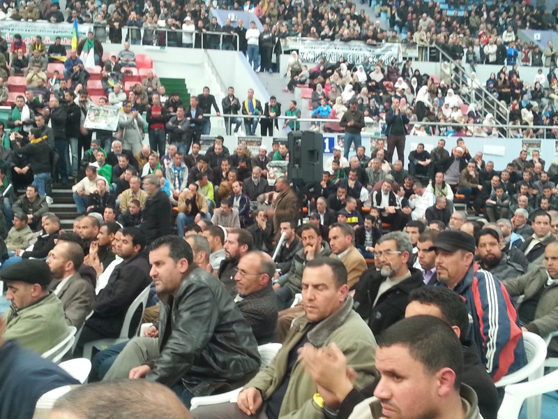 MEETING DU FRONT DU BOYCOTT LE 21 MARS 2014 A LA SALLE HARCHA ALGER  20140375