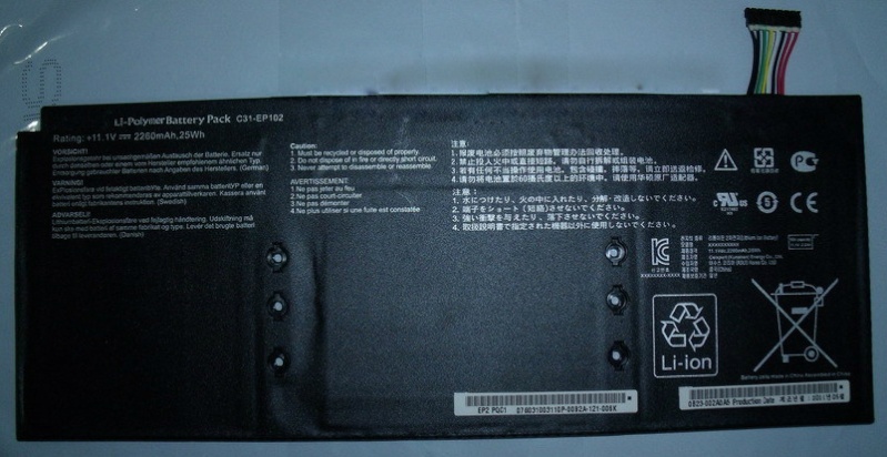 Asus Eee Pad Slider EP102 Battery C31-EP102 Ep10210