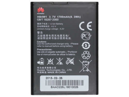 Huawei Prism II U8686 Battery HB4W1H ML-HW001 Ml-hw010