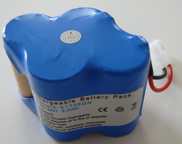 Euro Pro Shark V1930 Battery X1725QN RC-NMEP1930 Rc-nme10