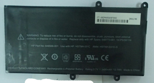 HP HSTNH-I33C Tablet battery 648568-001 Touchp10