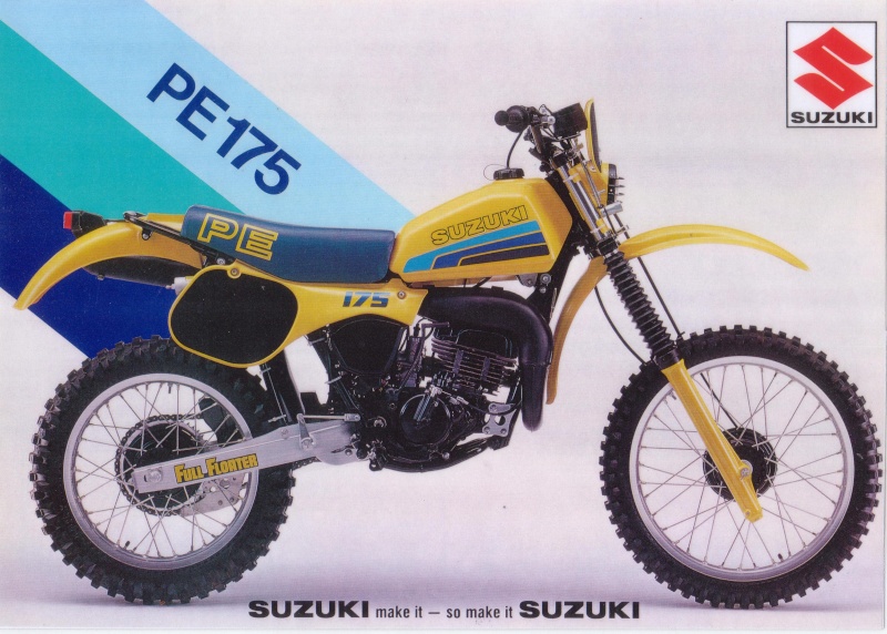 suzuki 50 ts - une Suzuki PE 175 pour une restau et la balade verte ! Suzuki11