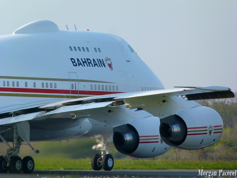 Spotting 11/04/2014 : 747 SP " A9C-HAK " Bahrain Royal Flight + Mirage 2000 116-MH P1080625