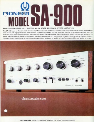 Vintage Pioneer SA900 - preloved Sa90010