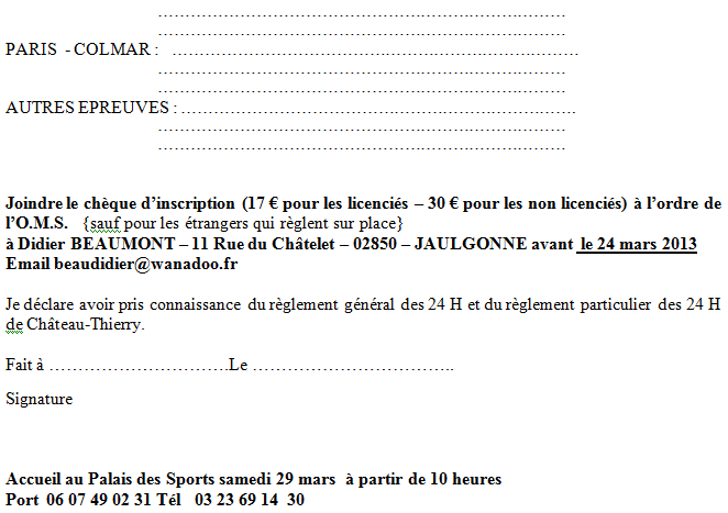 24 heures de Chateau-Thierry: 29-30 mars 2014 Chatea13
