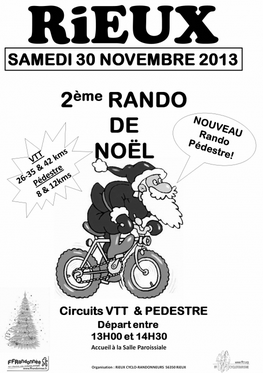 Samedi 30 novembre, 2ème Rando VTT et Marche de NOEL à RIEUX Rieux10