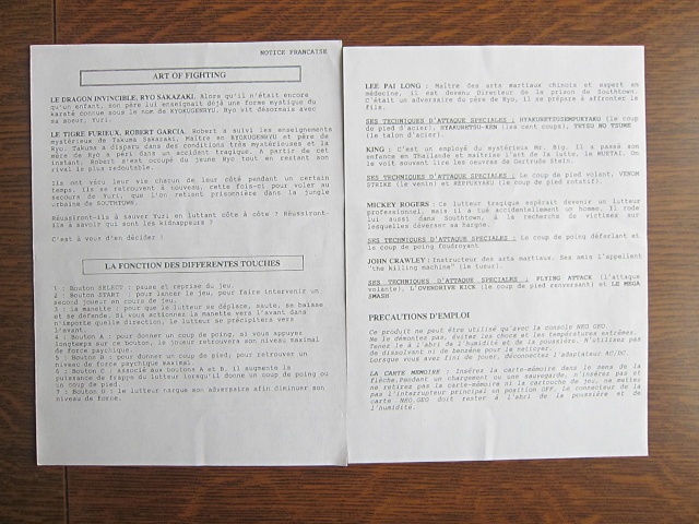 NOTICES AES : double notice en français des versions GUILLEMOT (listing) - Page 3 Notice11