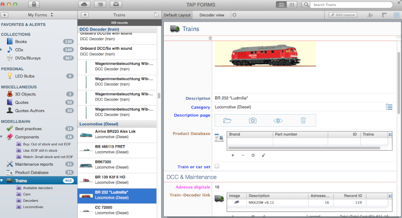 creation d'un logiciel de gestion de materiel ferroviaire Screen10