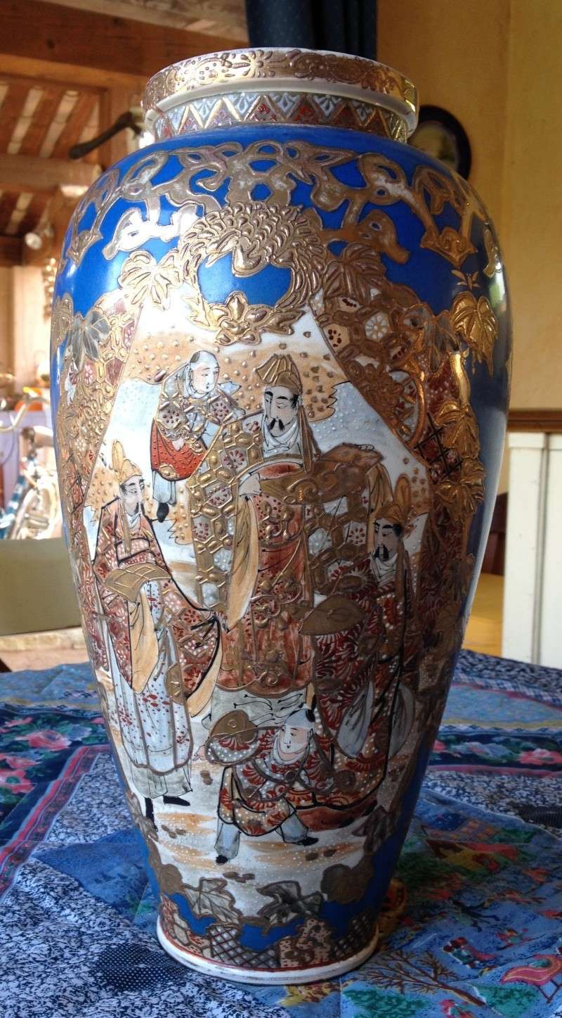 Vase bleu et or Img_0210