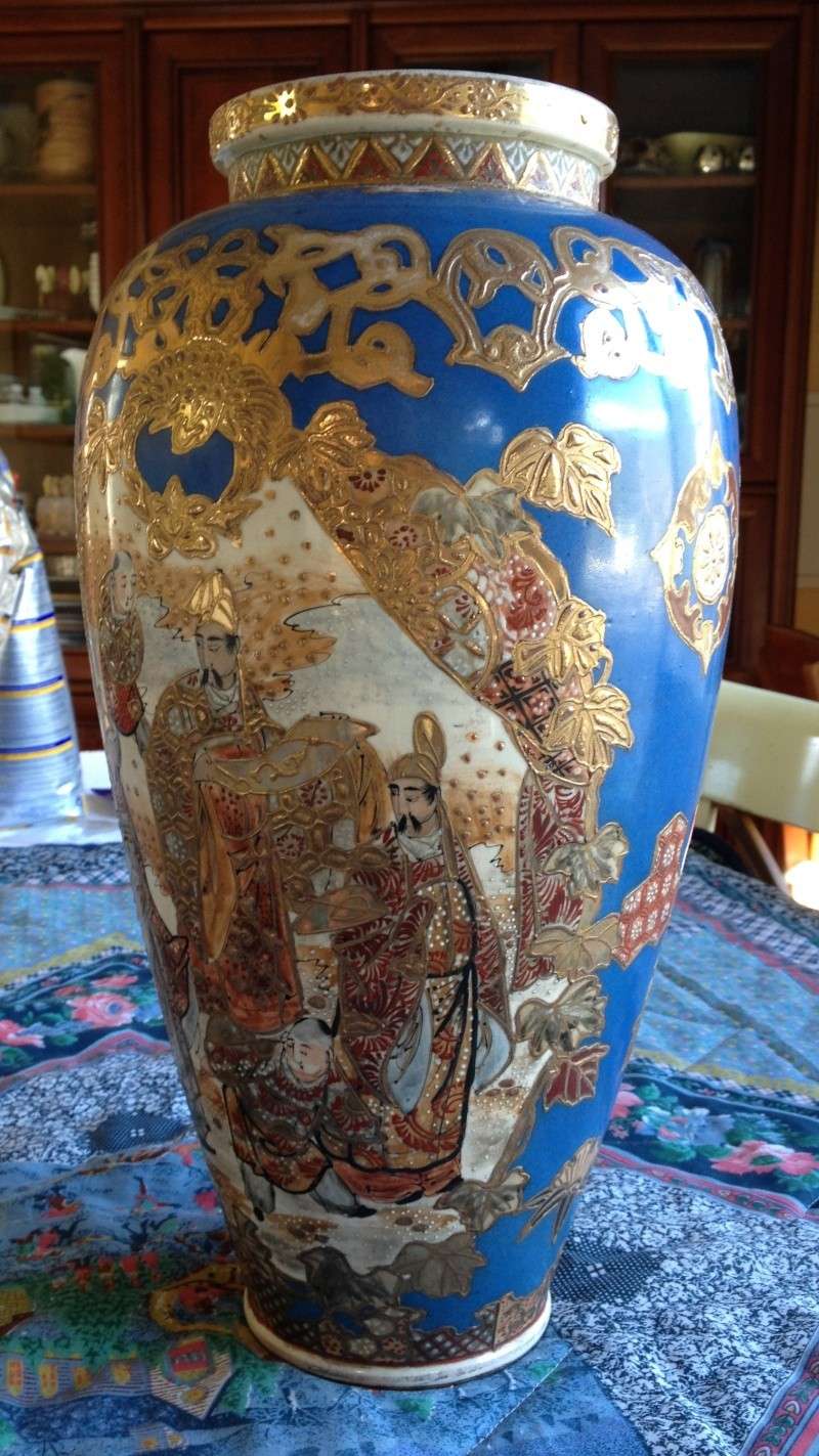 Vase bleu et or Img_0211