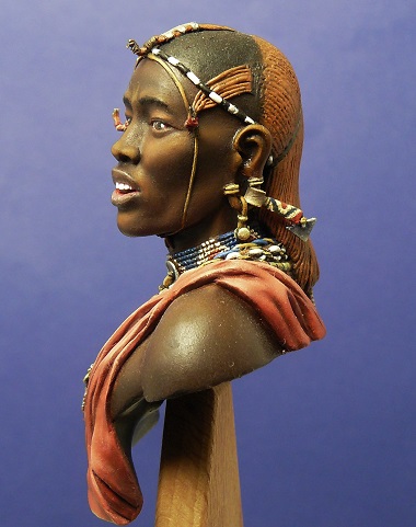  - buste de guerrier Massaï -PEGASO 200mm 00910