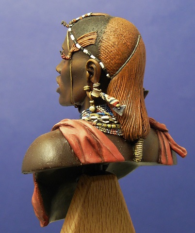 buste de guerrier Massaï -PEGASO 200mm 01010