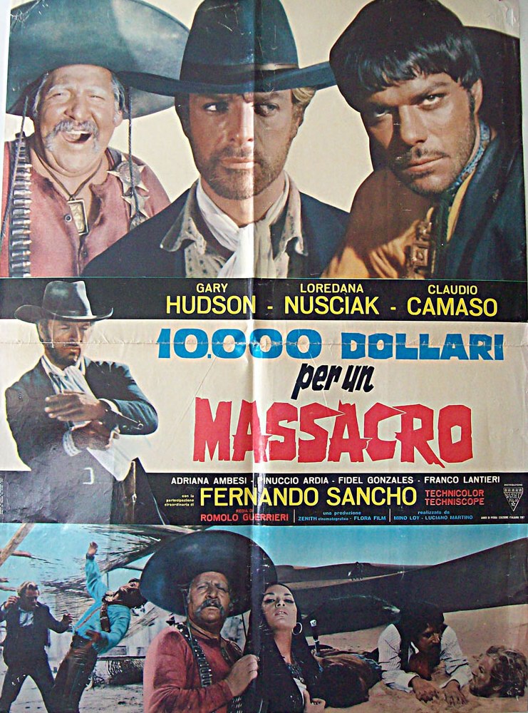 Le Temps des Vautours - 10 000 Dollari per un Massacro - Romolo Guerrieri - 1967 10000-10