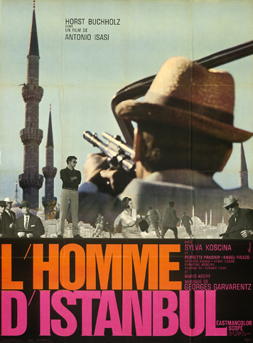 L'Homme d'Istambul . Estambul 65. 1965. Antonio Isasi-Isasmendi. Aff_is10