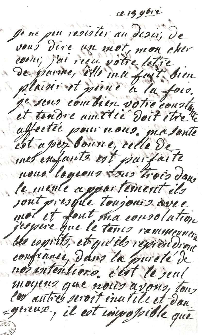 Les lettres de Marie-Antoinette à Madame de Polignac Numari15