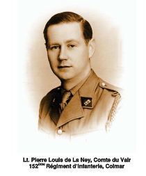11 avril 1945 :mort de Pierre Louis de la Ney. Du-vai10