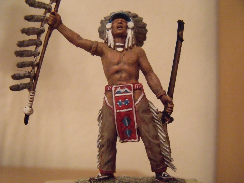 indianer häuptling ca 7-8 cm Dscf1836