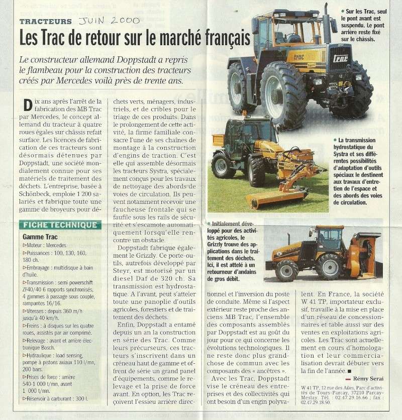 tracteur originaux : de  tracteur Chapuis a Chaptrac - CLAAS Xerion -Mahleur-- Versatile -BIMA Numari13