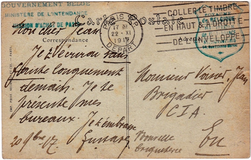 1917, franchise franco-belge à Paris Franch10