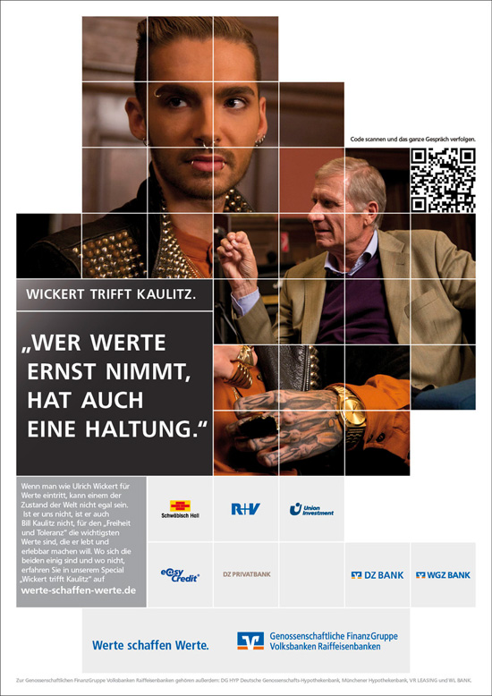 "Werte schaffen Werte"-Campaign - Wickert trifft...Bill Kaulitz - Berlin, Germany 22.10.2012  Wicker10