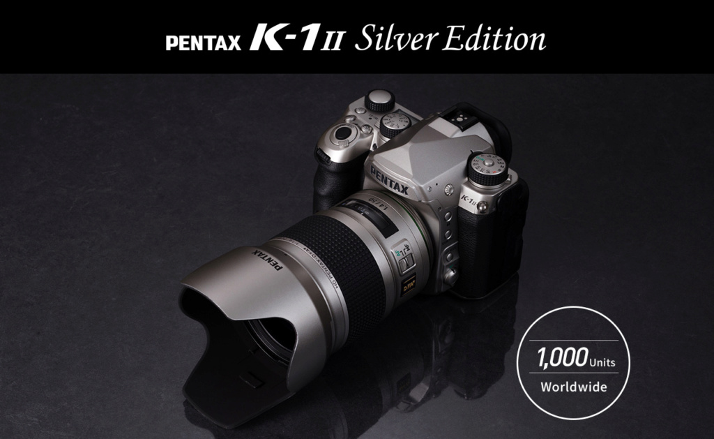 Pentax K1 II Silver Edition + DFA* Silver Main_v10