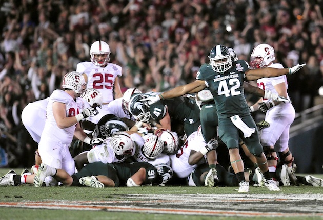 SPARTANS 2013 ROSE BOWL CHAMPIONS BEATING STANFORD 24-20 Msu10