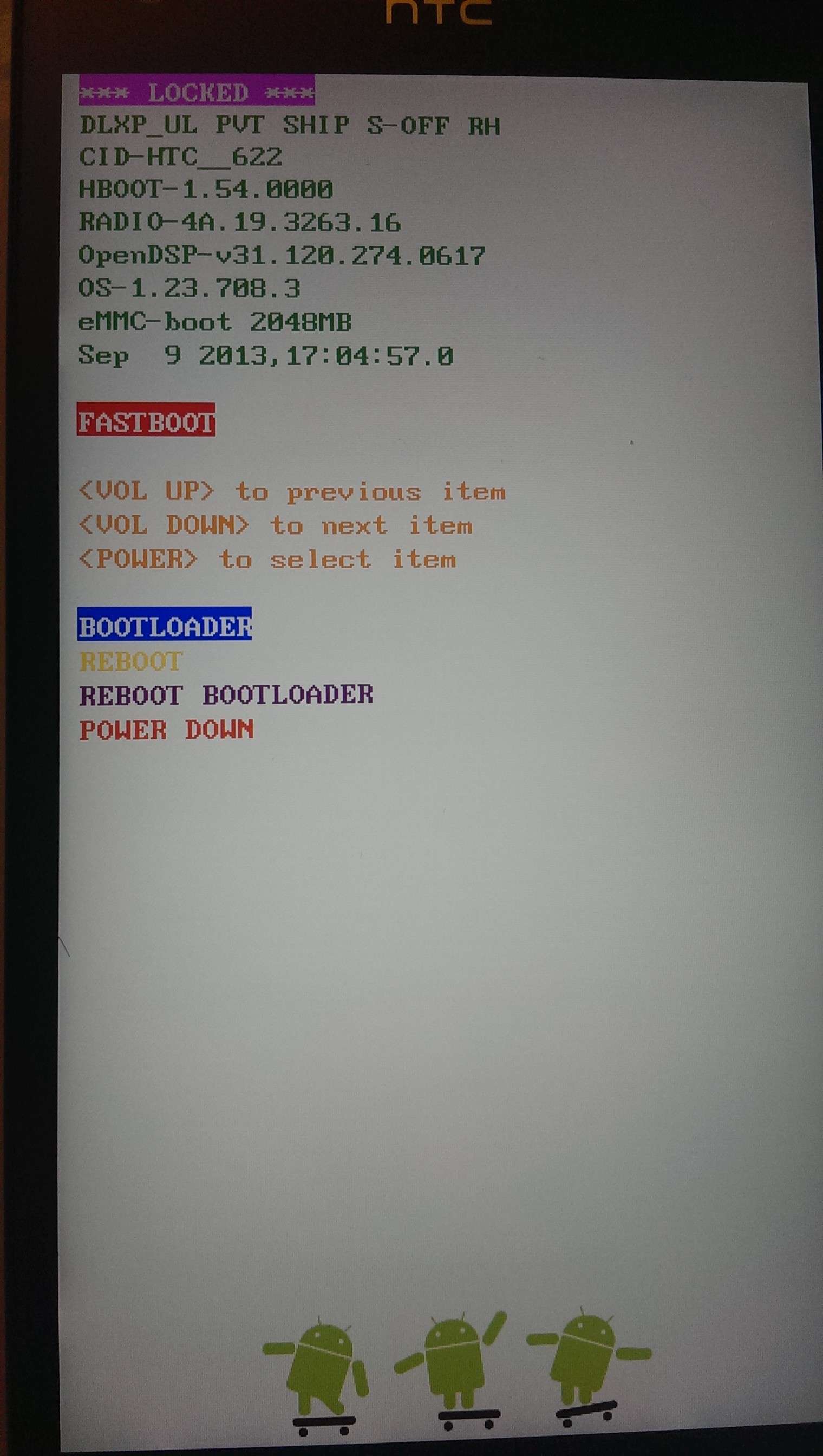 [TUTO] Comment Verrouiller/déverrouiller (LOCKED/UNLOCKED) le bootloader | S-OFF requis | Htc Butterfly S Imag0014