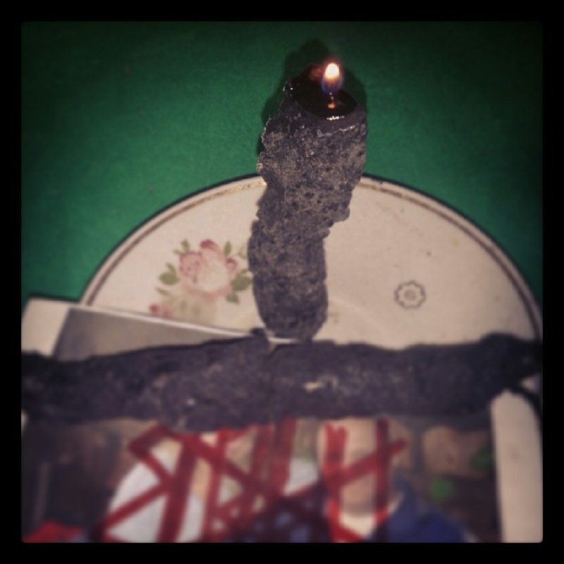 Черные ритуальные свечи ручной работы.Продажа 430c9510