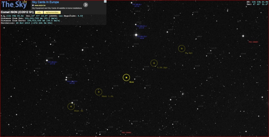 Comète ISON C/2012 S1 Captur13
