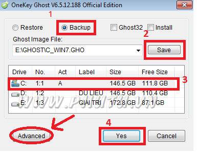 Download One Key ghost 13.9 mới nhất 2014 - Phần mềm ghost win 7 8 XP 2658