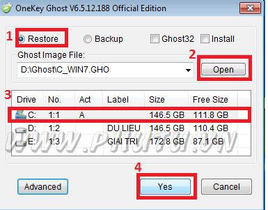 Download One Key ghost 13.9 mới nhất 2014 - Phần mềm ghost win 7 8 XP 5230