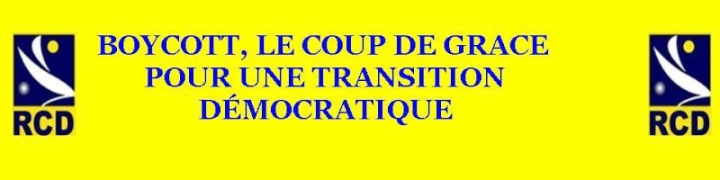 BOYCOTT, COUP DE GRACE POUR UNE TRANSITION DEMOCRATIQUE 10026813