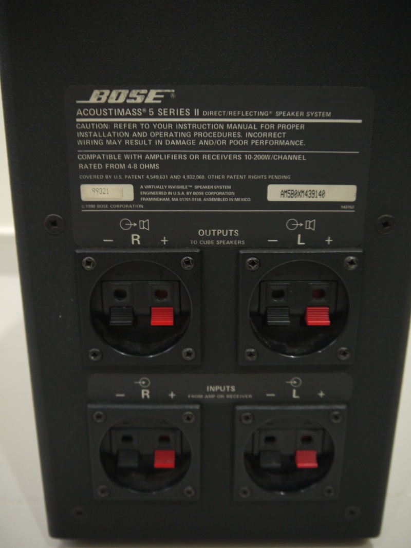 Bose Acoustimass 5 Series II Woofer and Cube Speaker (Sold)