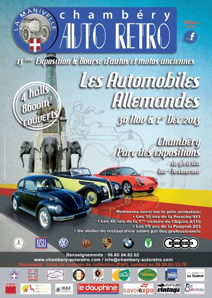 Chambéry Auto Rétro 2013 Affich10