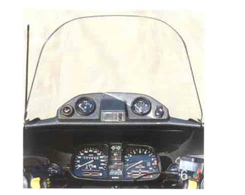 Fairing  mounted temp/fuel gauges Panel10