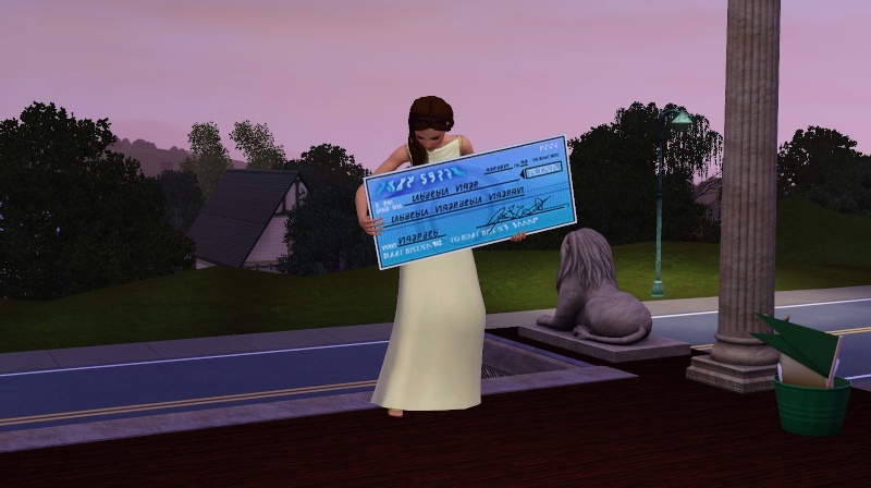 Win big in the lottery in The Sims 3 Into the Future! Screen28