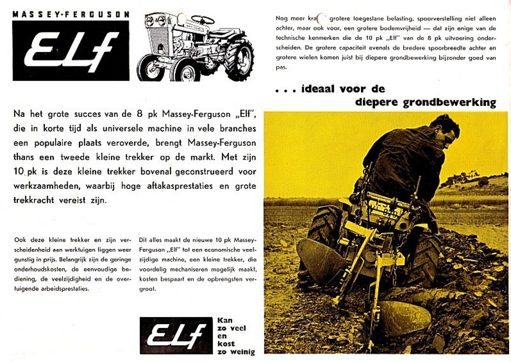 Notice d'emploi et d'entretien Massey Ferguson Elf en allemand 214