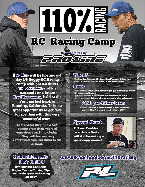 News: 110% Racing - RC Racing Camp with Ty Tessmann 14177910