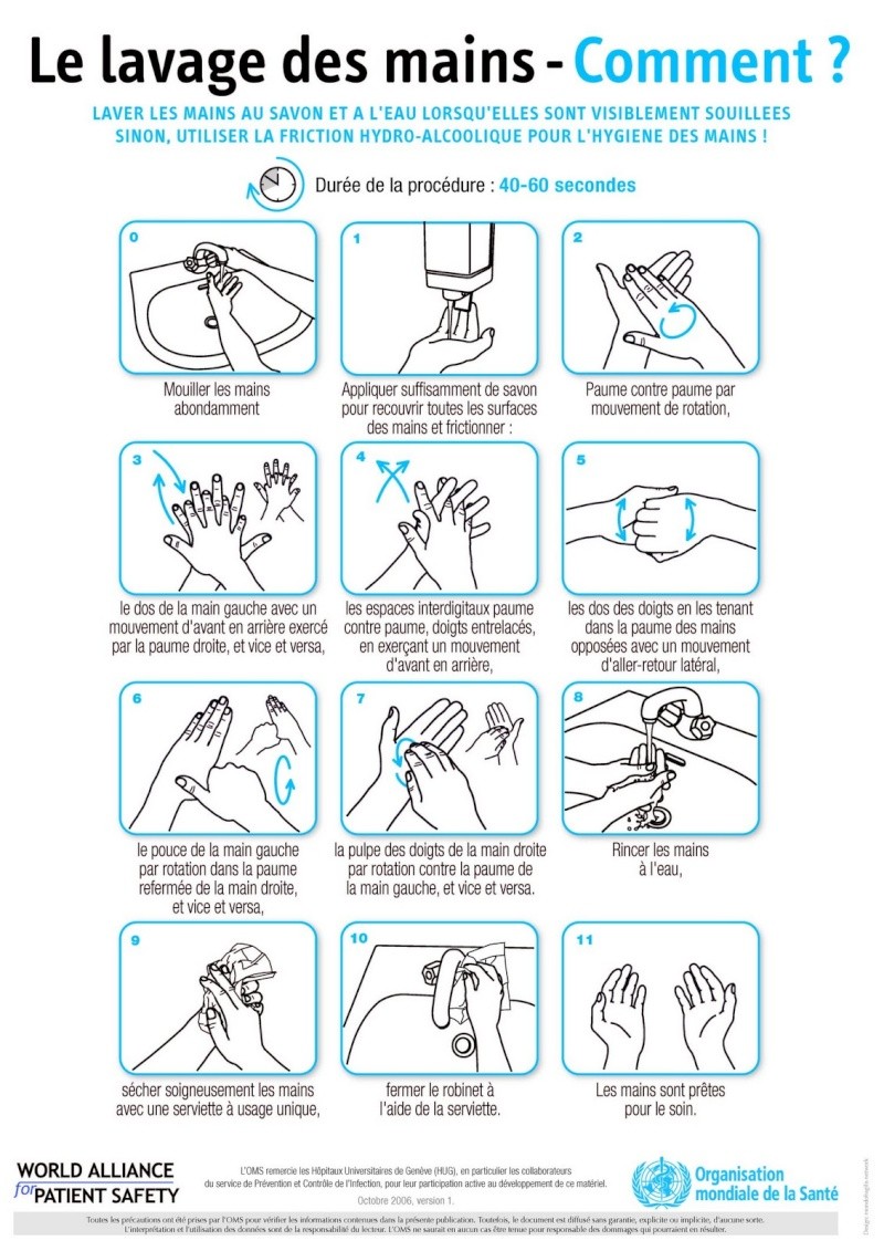 Comment se laver les mains Commen10